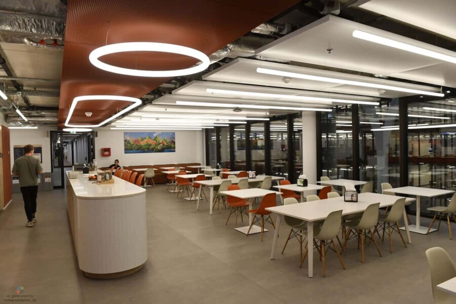 Amazon Headquarter München MUC21 in der Anni-Albers-Straße 21
Foto: Marcus Schlaf, 03.12.2025 Amazon eröffnet neuen Hauptsitz München: Zentrale Bündelung der Corporate Teams in der Parkstadt Schwabing