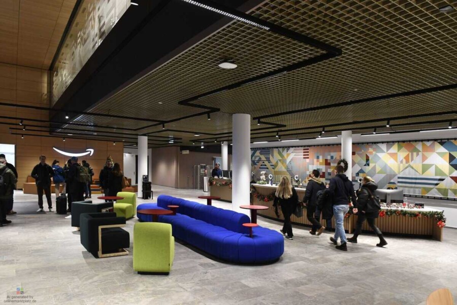Amazon Headquarter München MUC21 in der Anni-Albers-Straße 21
Foto: Marcus Schlaf, 03.12.2025 Amazon eröffnet neuen Hauptsitz München: Zentrale Bündelung der Corporate Teams in der Parkstadt Schwabing